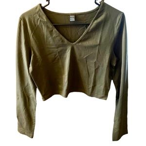 Shein Basic Crop Top